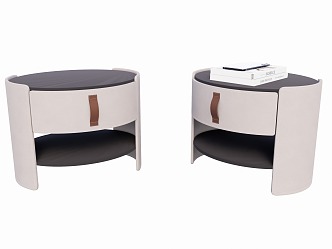 Modern bedside table 3d model