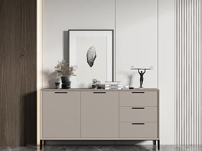 Modern Side Cabinet model