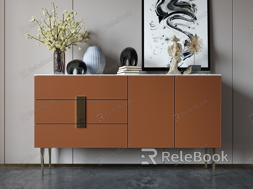 Light Luxury Sideboard Sideboard model