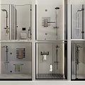 Modern Shower Sauna Interior Design With Glass Enclosures Shower Heads Towel Racks And Various Layouts