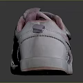 White Mesh Baby Toddler Shoes With Velcro Strap And Pink Accents