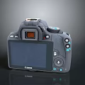 Canon Digital Camera With Rear LCD Display And Control Buttons Design 3d model