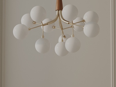 Modern chandelier 3d model