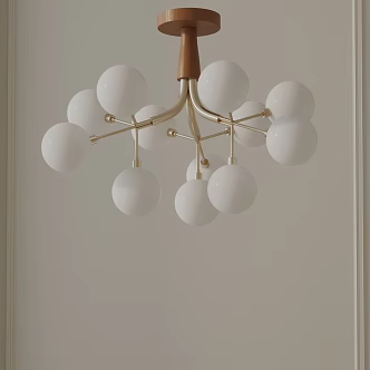 Modern chandelier 3d model