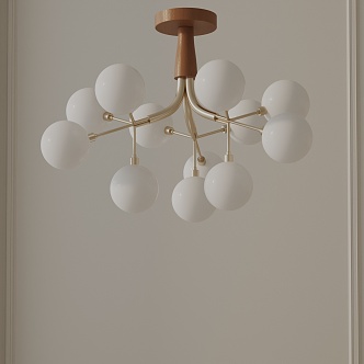 Modern chandelier 3d model