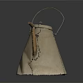 Golden Metal Daily Electrical Watering Can with Handle Spout and Wrinkled Design on Black Smooth Surface
