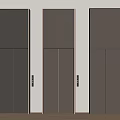 Modern Elevators With Vertical Striped Panels And Sleek Contemporary Design