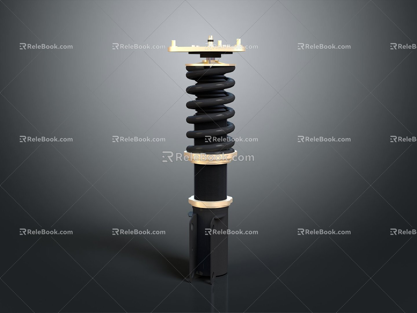 Modern shock absorber buffer spring tool 3d model