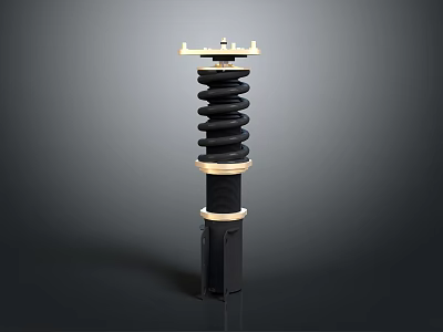 Durable Hardware Tool With Coiled Spring And Metal Components For Mechanical Applications 3d model