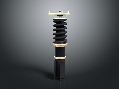 Modern shock absorber buffer spring tool 3d model