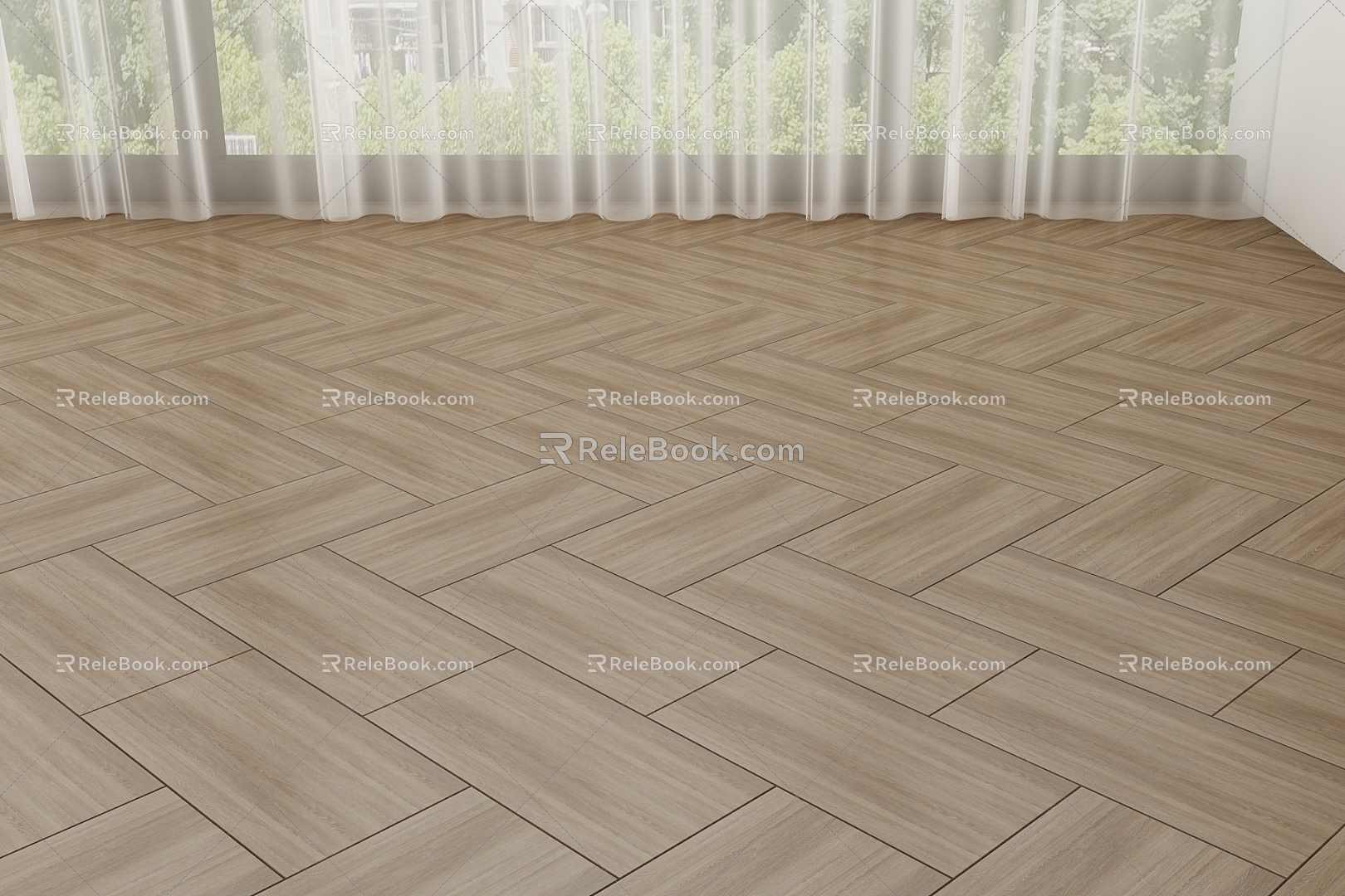 parquet wood floor model