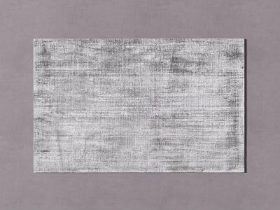Gray Textured Modern Square Rug For Living Room Soft Durable Material 3d model