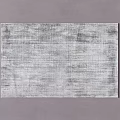 Gray Textured Modern Square Rug For Living Room Soft Durable Material 3d model