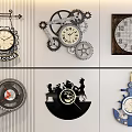 Decorative Wall Clock Hangings With Gear Anchor Animal And Welcome Design For Home Decor