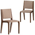 Selima Fabric Casual Dining Chair 18 3d model