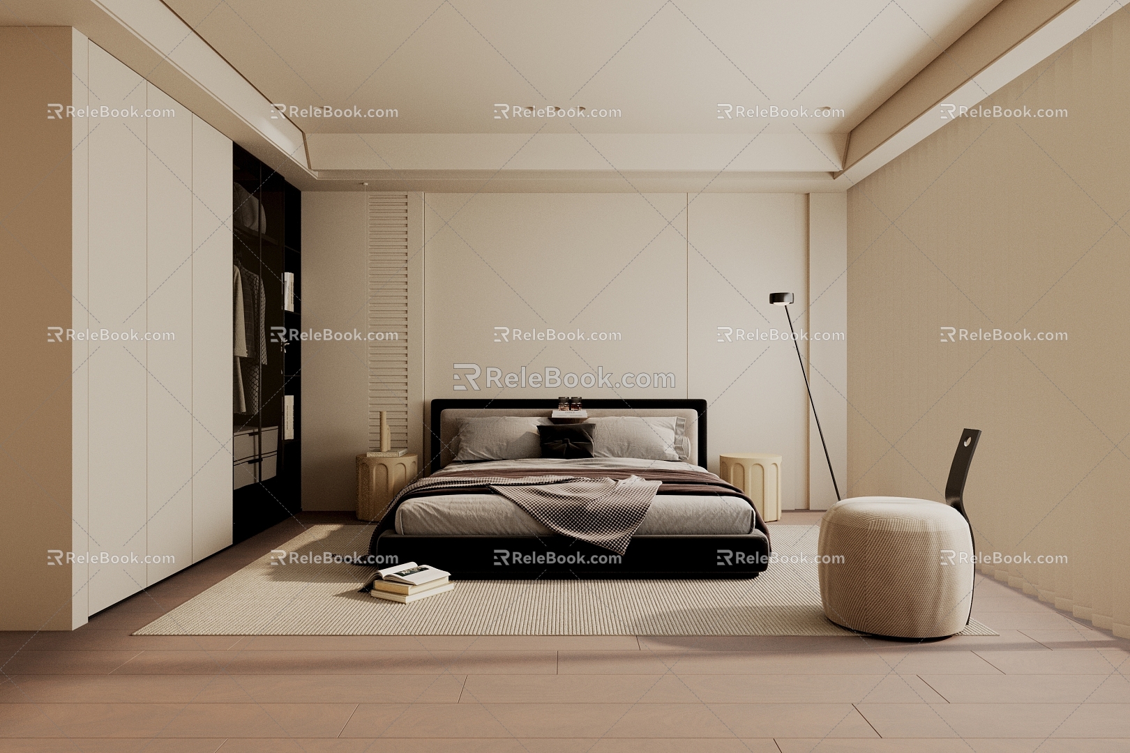 Modern Bedroom 3d model