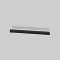 Black Linear LED Downlights And Spotlights Fixture With Multiple Lamps For Home Ceiling