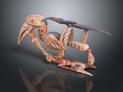 Natural Scenic Landscape With Green Hills Blue Sky And Calm Horizon View 3d model