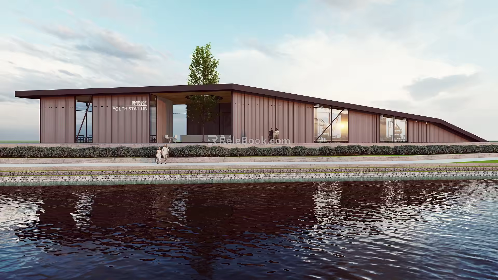 Modern Station 3d model
