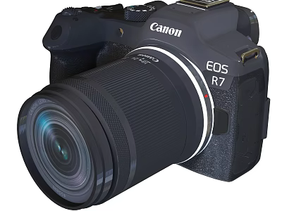 High Quality Commercial Digital Camera Equipment With Canon EOS R7 Professional Photography Features 3d model