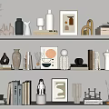 Modern Ornament Combination Decorative Ornament Combination 3d model