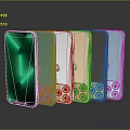 Modern Electronic Smartphones Display Multiple Color Options And Sleek Design