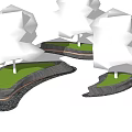 Modern Tree Pool Landscape Tree Pool Seat Planting Pool Flower Pool 3d model