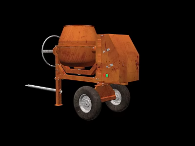 Modern public facilities car 3d model