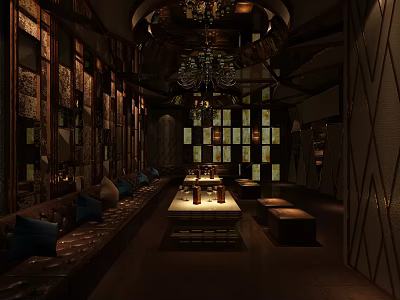 Modern KTV Sing 3d model