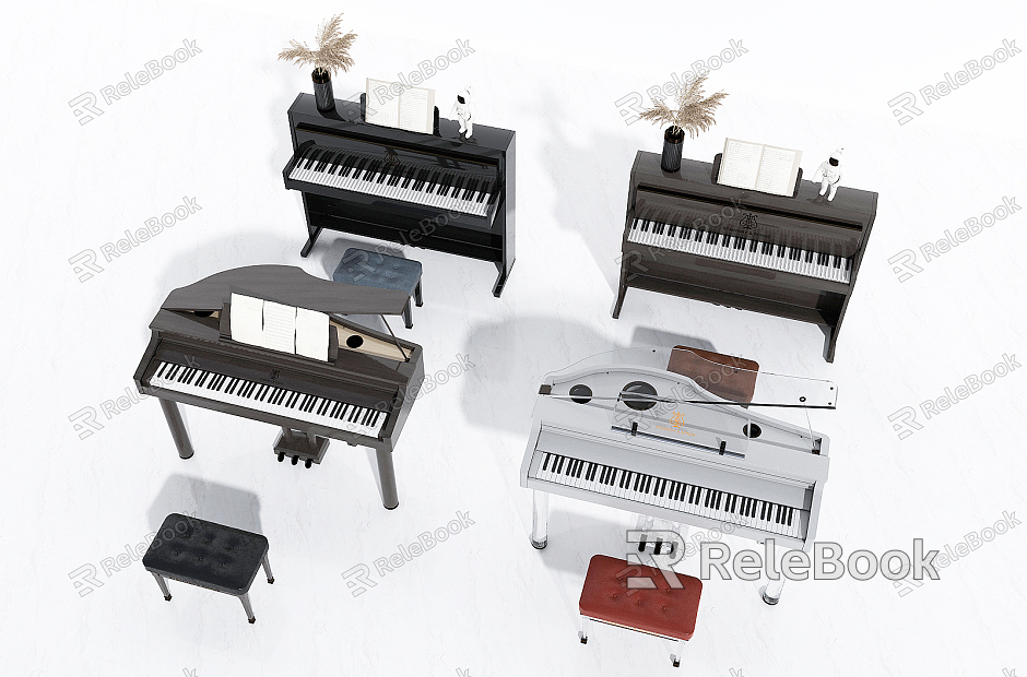 Modern Piano Instrument Electronic Piano model