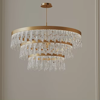 Modern chandelier 3d model