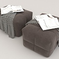 Sofa stool 3d model