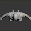 Game And Movie Character With White Cloak Yellow Accents And Circular Chest Emblem