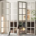 Simple European Screen Partition 3d model