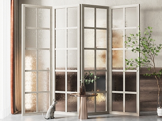 Simple European Screen Partition 3d model