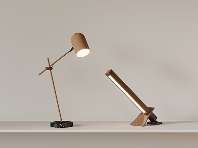 Table Lamp Modern Creative Table Lamp Combination 3d model