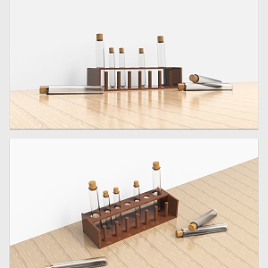 Modern Test Tube 3d model