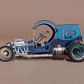 Type C Racing Retro Racing 3d model