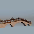 Bridge Small Bridge Pavilion Landscape Bridge Municipal Bridge Ancient Bridge 3d model