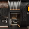 Modern Gym Interior With Weightlifting Equipment And Fitness Machines Metal Ceiling Structure And Black Flooring