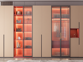 Modern wardrobe 3d model