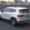 White Stylish SUV Car with Sleek Body Lines Modern Front Grille and Alloy Wheels
