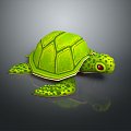 Turtle Turtle Cartoon Turtle Snapping Turtle 3d model