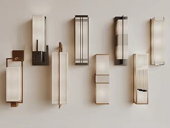 New Chinese Wall Lamp 3d model