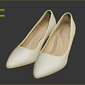 White Pointed Toe High Heels Stylish Women's Footwear For Elegant Occasions