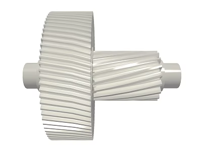Precision Metal Gear Hardware Tool with Gear Teeth for Mechanical Transmission 3d model