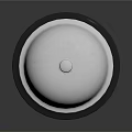 Shiny Chrome Service Bell With Polished Surface And Reflective Base On Dark Background