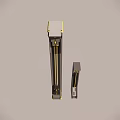 Modern Architectural Columns With Gray Yellow Design And Decorative Details