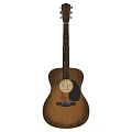 Vintage Acoustic Guitar With Wooden Body Steel Strings And Classic Design