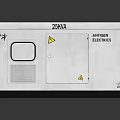 American Electrics 250VA Electrical Equipment With Warning Labels And White Enclosure